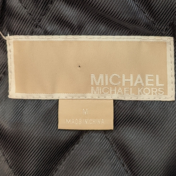 Michael Kors Black Wool Pea Coat Jacket Size Med - Picture 7 of 11